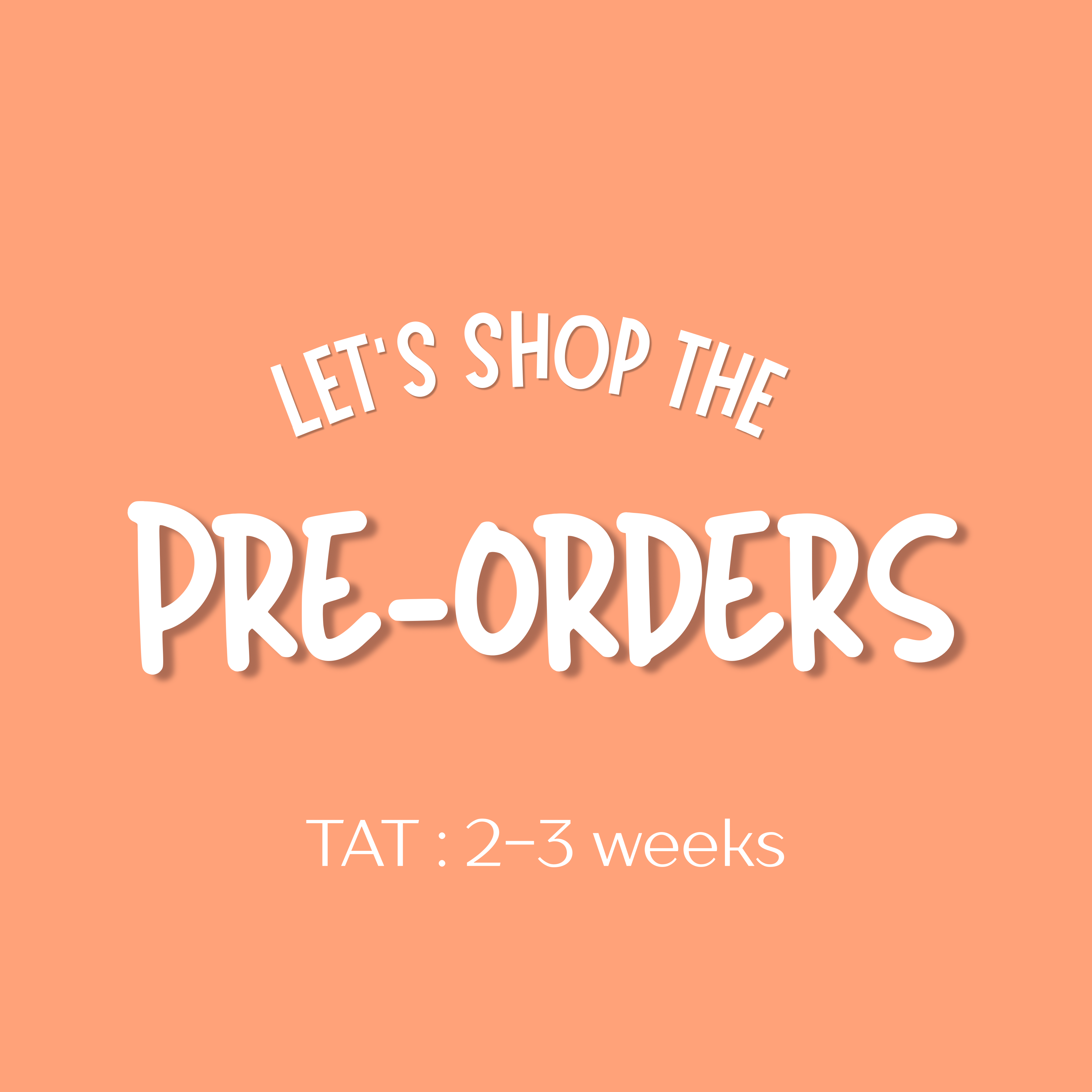 Pre-Orders