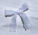 White Lace Bow