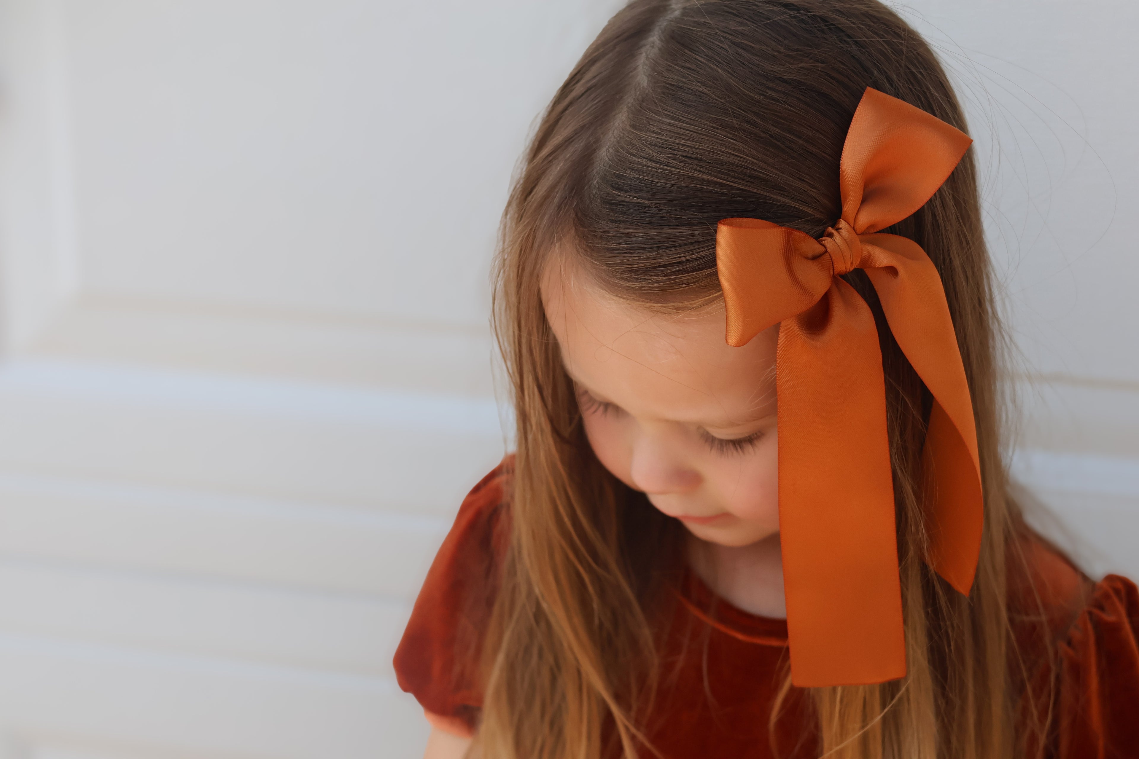 Fall Satins Hair Bows (TAT : 3-5 weeks)