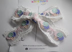 Cotton Candy Lace Bow