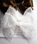Teddy Bear Lace Bow