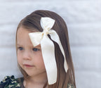 Ivory Double Satin Bows