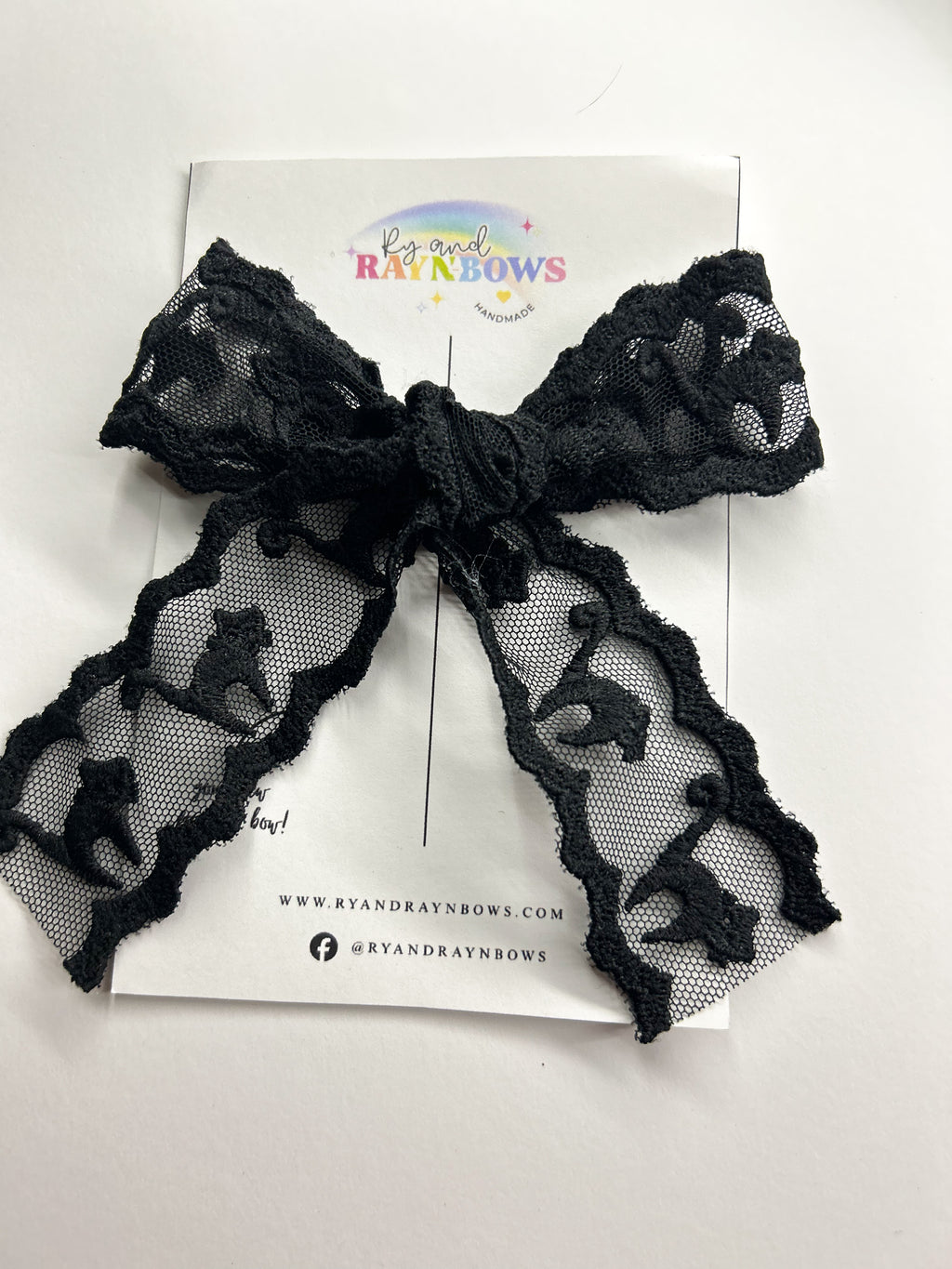 Spooky Lace Bows - extras