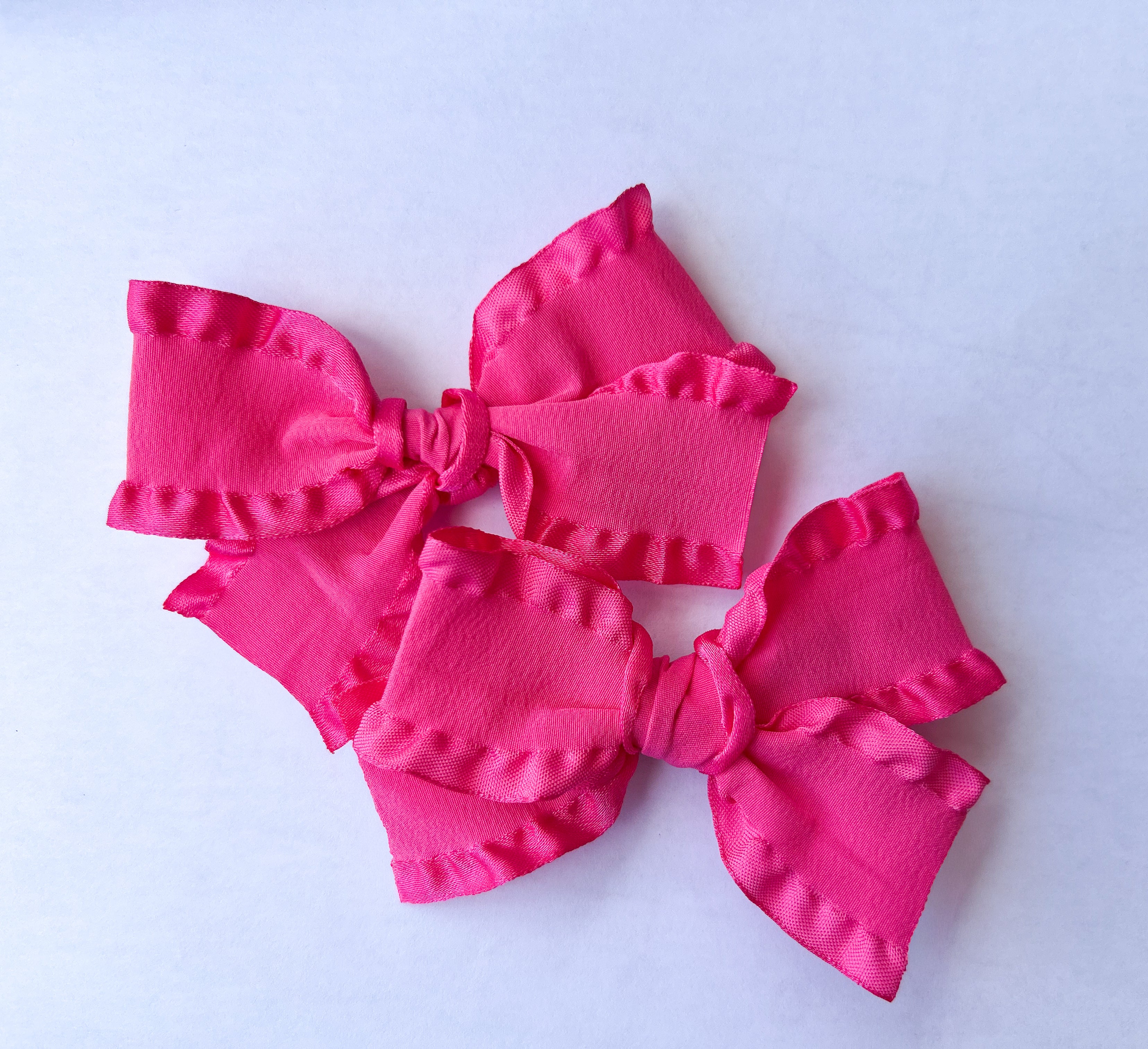 Berry Bright Ruffle Satin