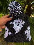 Crochet ghost Beanie