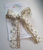 Floral delicate Lace Bow