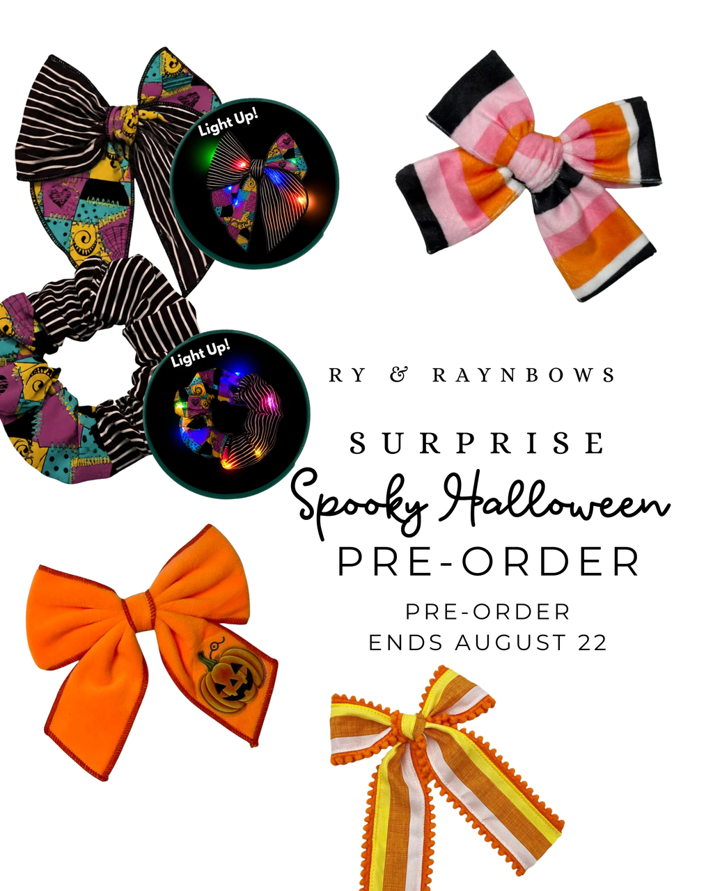 Spooky Halloween Bow Pre-Order