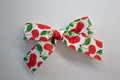 Cherry Print Grosgrain Ribbon Bow