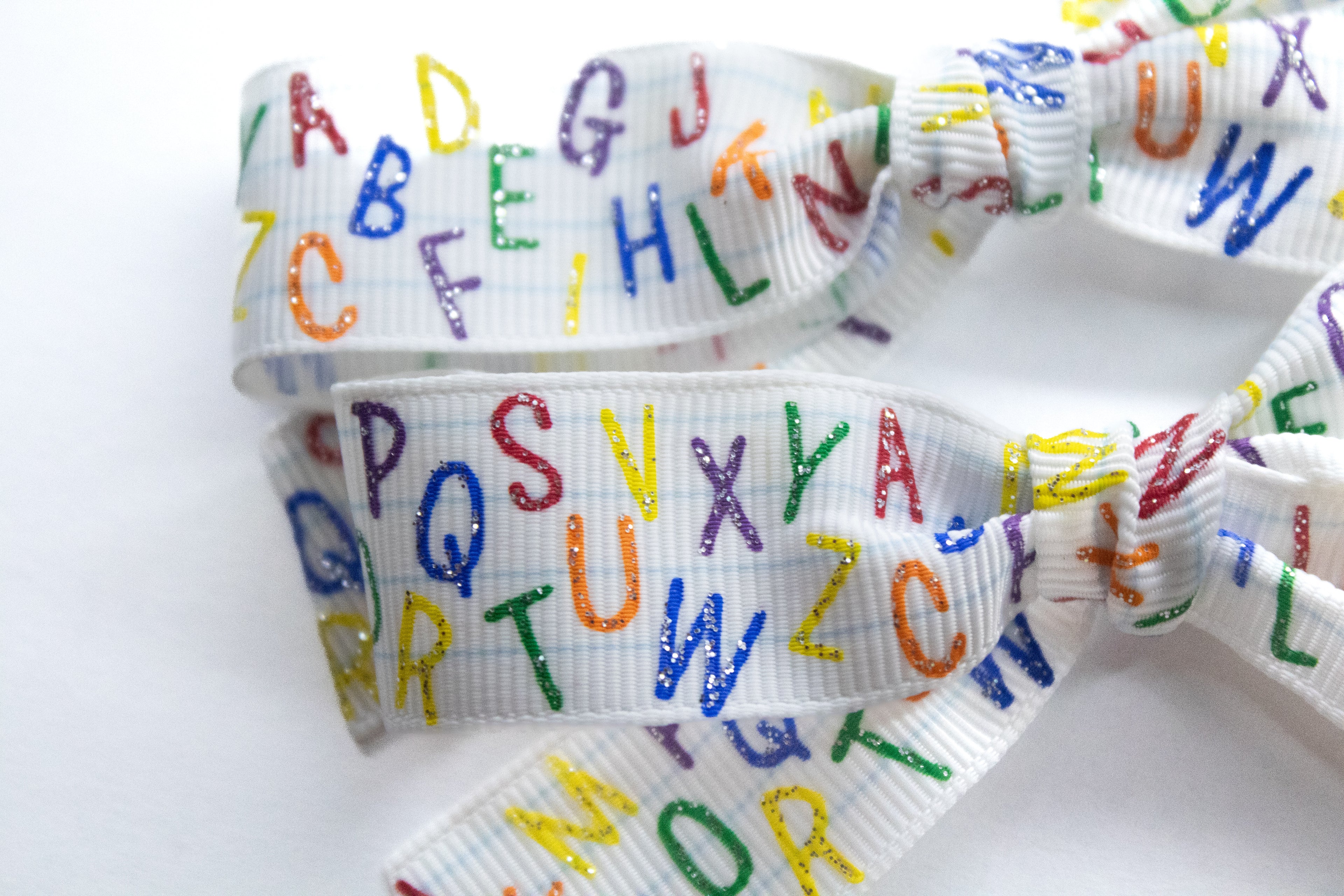 Glitter Alphabet Piggies