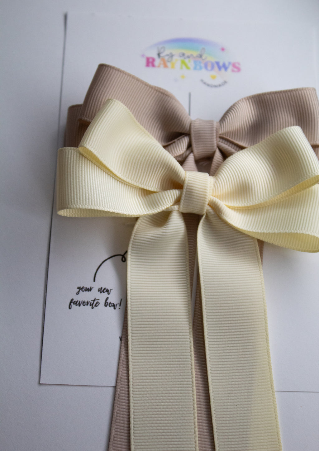 *NEW STYLE* Grosgrain Ribbon Bow