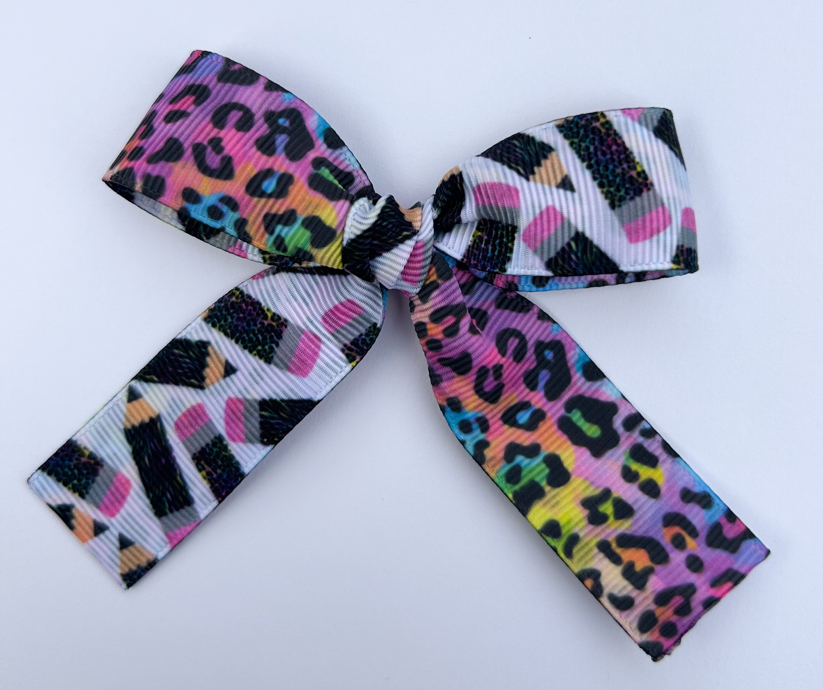 Rainbow Safari Pencil Bow