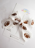 Football Lace Bows