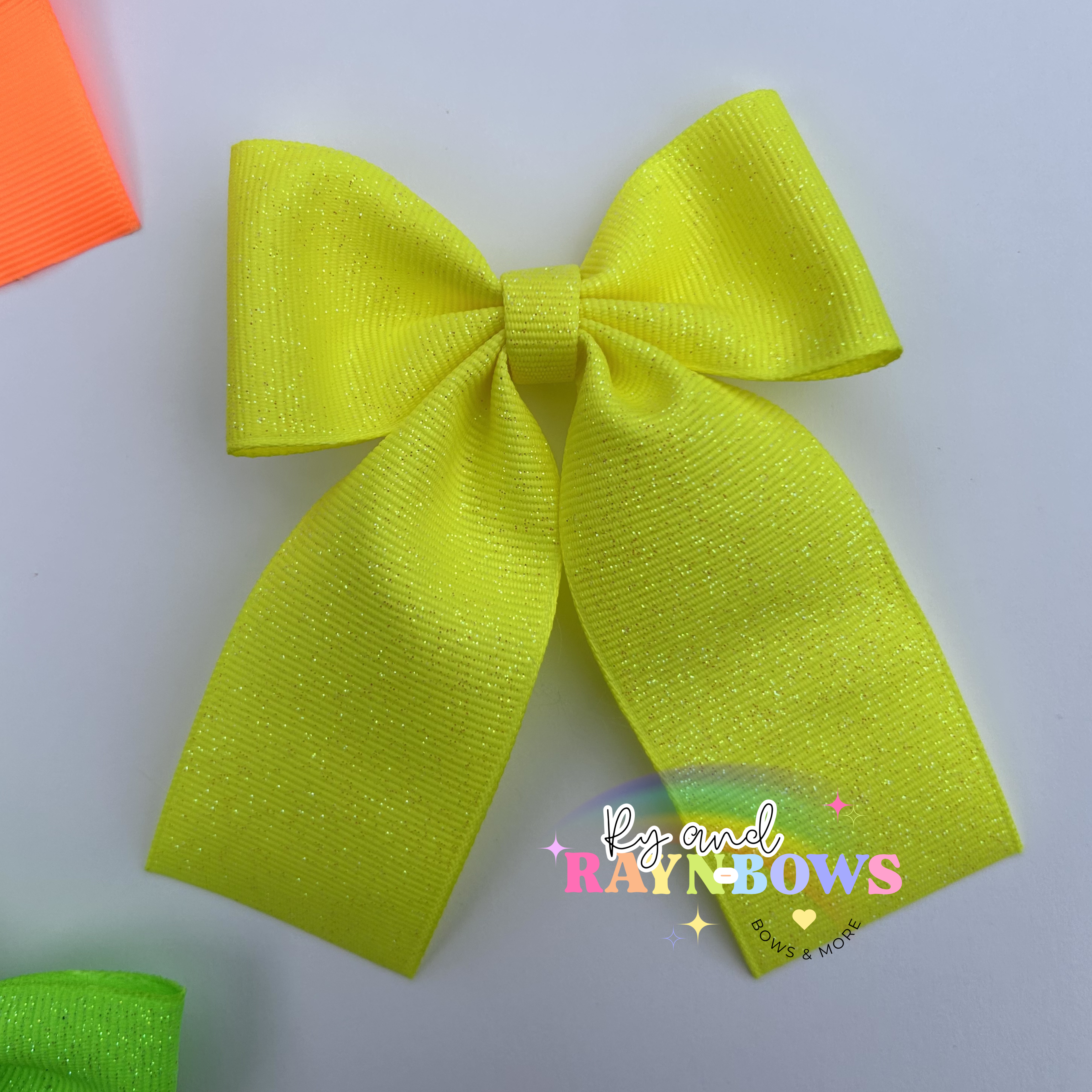 Neon Glitz Bows