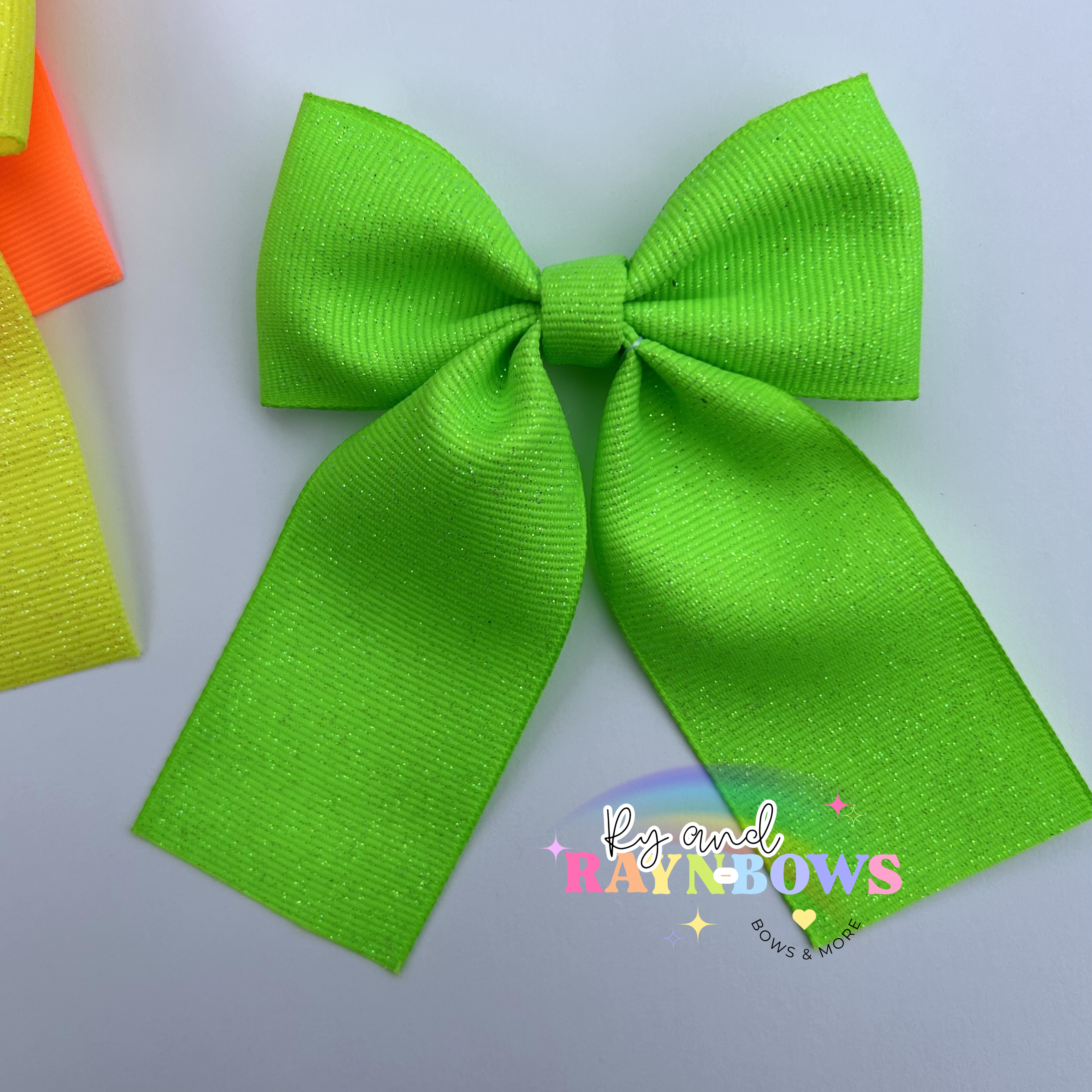 Neon Glitz Bows